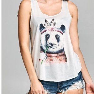 Panda Party Tank Top | New With Tags